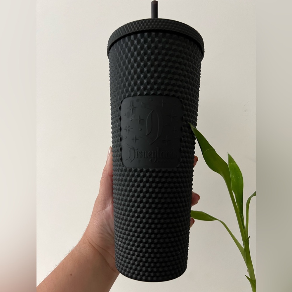 Starbucks x Disneyland Disney Parks black studded 24 oz tumbler cup